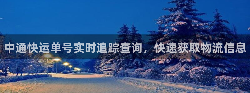 28圈赌博被抓：中通快运单号实时追踪