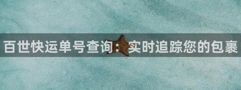 28圈比特28真实吗：百世快运单号查
