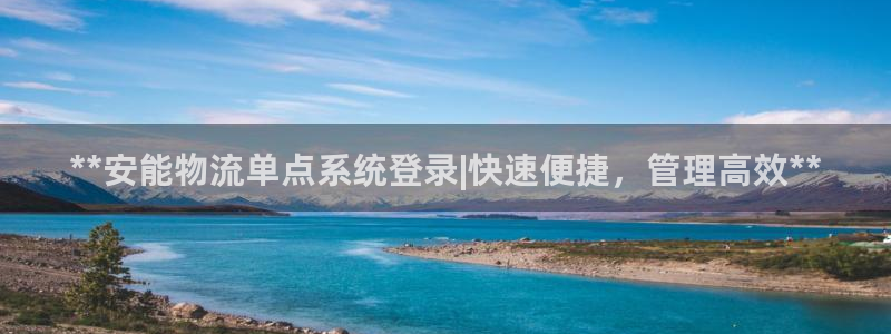 28圈官网平台下载：**安能物流单点